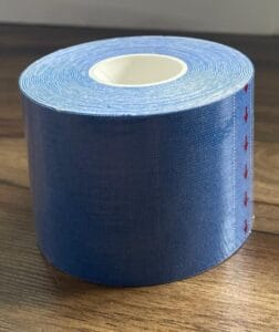 Bandagem funcional de algodão azul