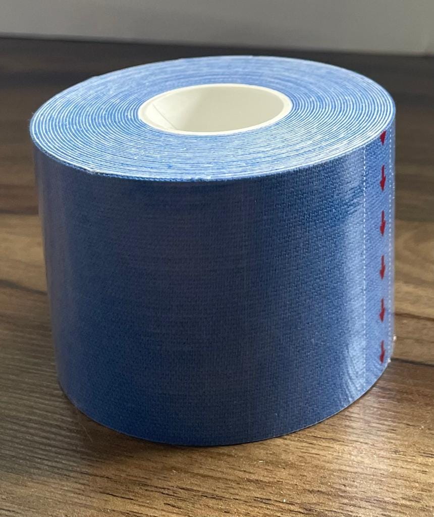 Bandagem funcional de algodão azul
