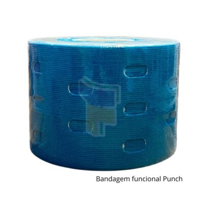 Bandagem funcional de punch azul