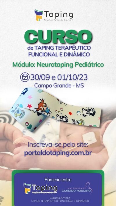 Curso de Taping Terapêutico Funcional e Dinâmico - Módulo Neurotaping Pediátrico em Campo Grande - MS - Image 2