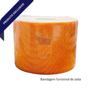 Bandagem funcional de seda laranja