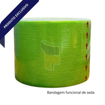 Bandagem funcional de seda verde