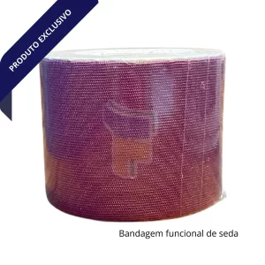 Bandagem Funcional de seda roxa