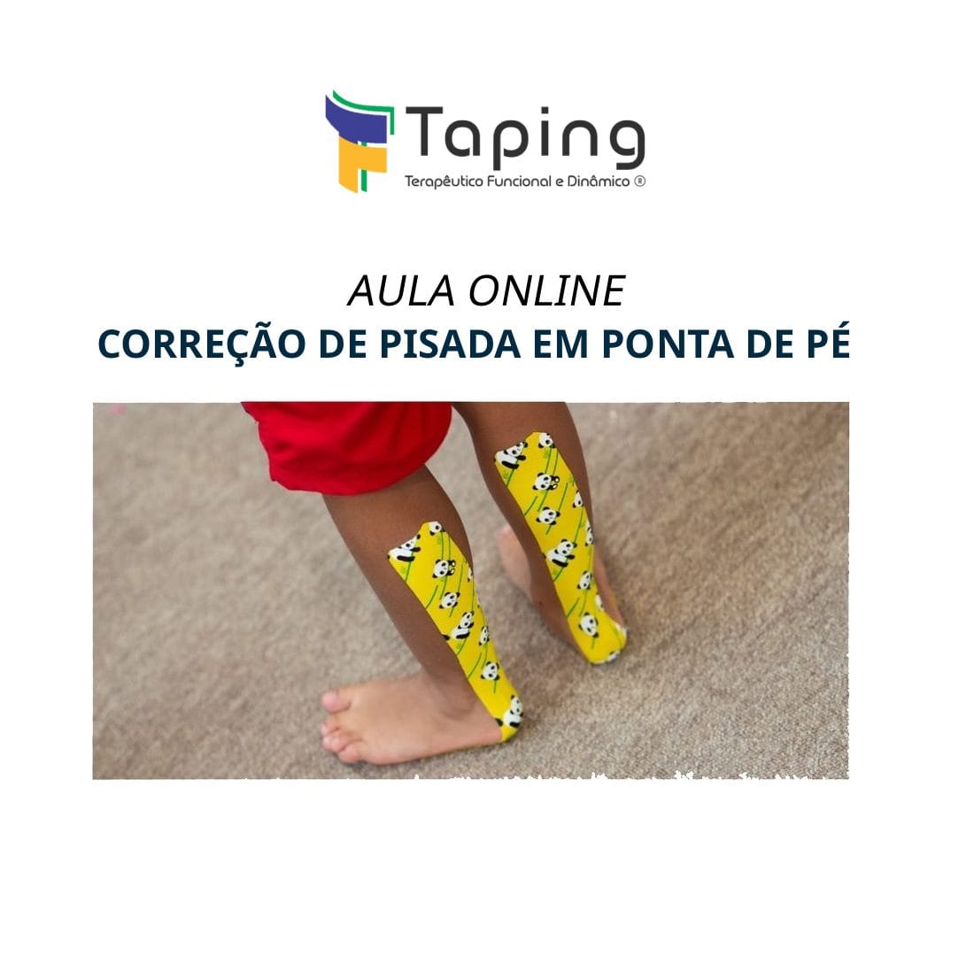 aula online pisada em ponta de pé