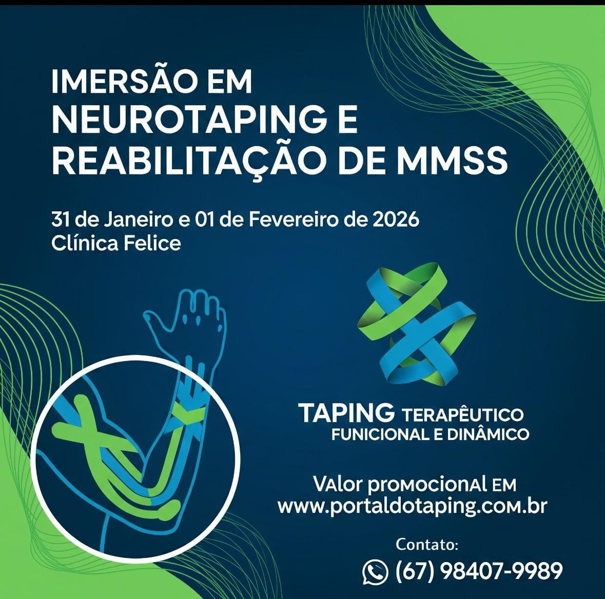 Imersão em Neurotaping e Reabilitação de MMSS em Vitória-ES