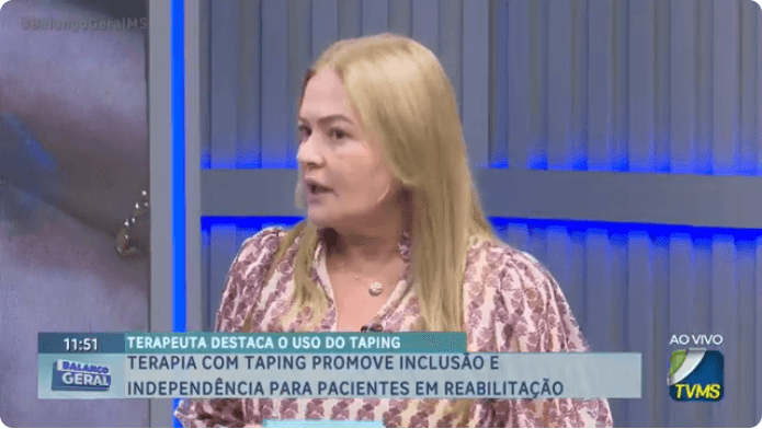 Terapia com Taping promove inclusão e independência para pacientes em reabilitação