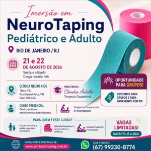 Imersão em NeuroTaping Pediátrico e Adulto - RJ - 2026